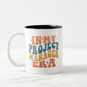 In meiner Zeit als Projektleiter Zweifarbige Tasse