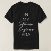 In meiner Zeit als Software Engineer T-Shirt (Design vorne)