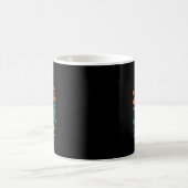 In Meiner Zeit als Vertretungslehrer Retro Groovy Kaffeetasse (Mittel)