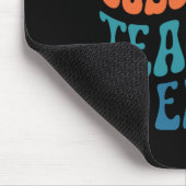 In Meiner Zeit als Vertretungslehrer Retro Groovy Mousepad (Ecke)