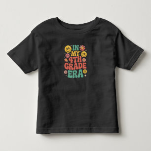 In meiner Zeit in der vierten Klasse Retro 4. Klas Kleinkind T-shirt