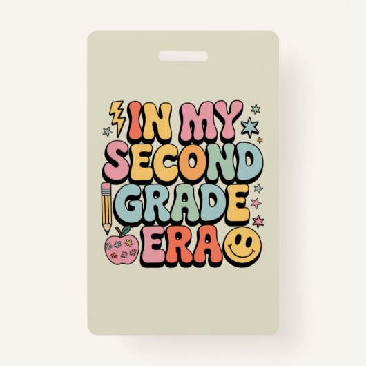 In meiner zweiten Klasse Lehrer der zweiten Klasse Ausweis (Vorderseite)