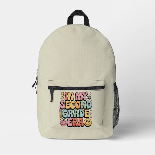 In meiner zweiten Klasse Lehrer der zweiten Klasse Bedruckter Rucksack (Vorderseite)