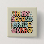 In meiner zweiten Klasse Lehrer der zweiten Klasse Button (Vorderseite)