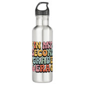 In meiner zweiten Klasse Lehrer der zweiten Klasse Edelstahlflasche (Vorderseite)