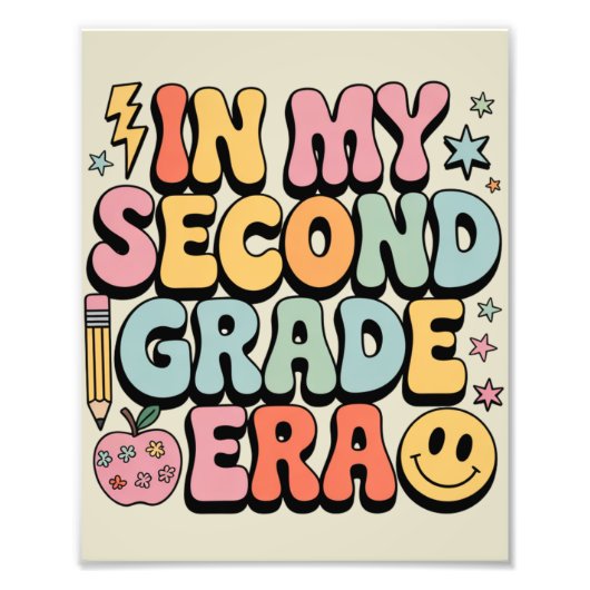 In meiner zweiten Klasse Lehrer der zweiten Klasse Fotodruck (Vorne)