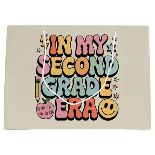 In meiner zweiten Klasse Lehrer der zweiten Klasse Große Geschenktüte (Vorderseite)