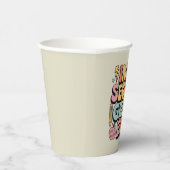 In meiner zweiten Klasse Lehrer der zweiten Klasse Pappbecher (Rechts)