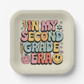 In meiner zweiten Klasse Lehrer der zweiten Klasse Pappteller (Vorderseite)