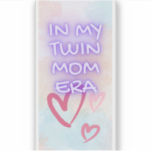 In meiner Zwillingszeit der Mama Aufkleber