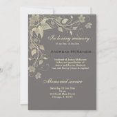 in Memoriam Ankündigung (Vorderseite)