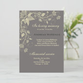 in Memoriam Ankündigung (Stehend Vorderseite)