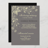 in Memoriam Ankündigung (Vorne/Hinten)