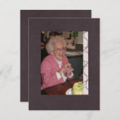 In Memoriam Erinnerung Death Notice Foto Einladung (Vorne/Hinten)