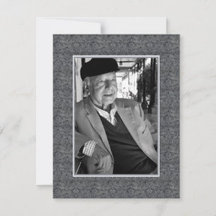 In Memoriam Erinnerung Foto über den Tod Ankündigung