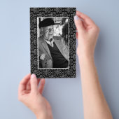 In Memoriam Erinnerung Foto über den Tod Flyer (Handgriff)