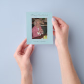 In Memoriam Erinnerung Foto über den Tod Flyer (Gruppe)