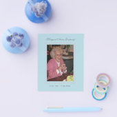 In Memoriam Erinnerung Foto über den Tod Flyer (Einzeln)