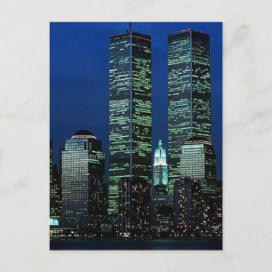 In Memoriam in Erinnerung an Twin Towers WTC NYC Postkarte