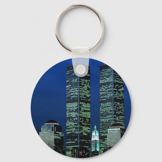 In Memoriam in Erinnerung an Twin Towers WTC NYC Schlüsselanhänger (Vorderseite)