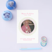 In Memoriam Liebe Erinnerung Beerdigung Foto Ausge Flyer (Einzeln)