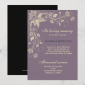 in Memoriam Programm (Vorne/Hinten)