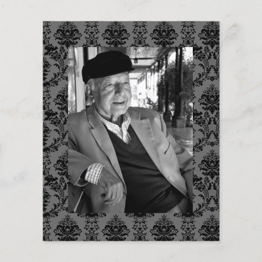 In Memoriam Remembrance Beerdigung Foto Flyer (Vorne)