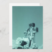 In Memoriam Sympathy Card Feiertagskarte (Vorne/Hinten)