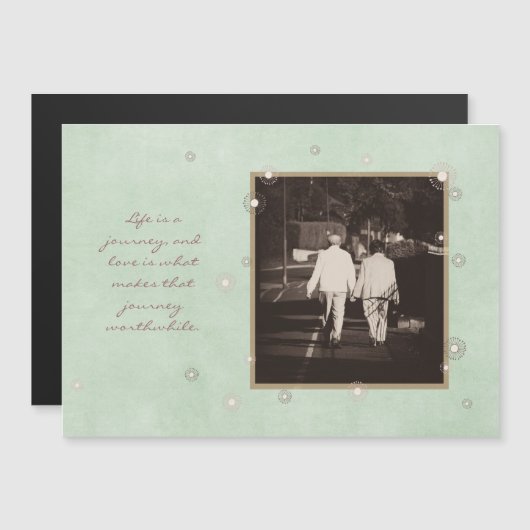 In Memoriam Tribute Remembranisce Reverie Magneteinladung (Vorne/Hinten)