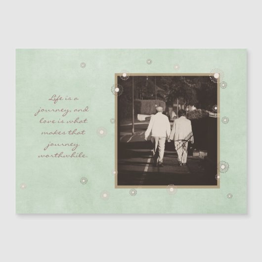 In Memoriam Tribute Remembranisce Reverie Magneteinladung (Vorderseite)