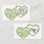 In Memory Beileid Memorial Angel Florististenkarte Mitteilungskarte (Vorne/Hinten)