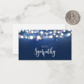 In Memory Beileid Memorial Angel Florististenkarte Mitteilungskarte (Vorderseite/Rückseite Beispiel)