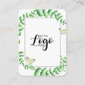 In Memory Beileid Memorial Angel Sake Geschenk hal Visitenkarte (Rückseite)