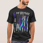 In Memory Brother Suicide Awareness Prevention Ame T-Shirt (Vorderseite)