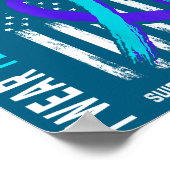 In Memory Cousin Suicide Awareness Prevention Amer Poster (Ecke)