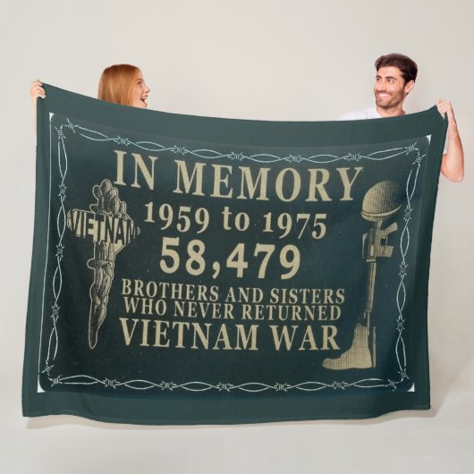 IN MEMORY FLEECE BLANKET (Beispiel)