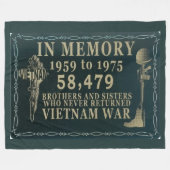 IN MEMORY FLEECE BLANKET (Vorderseite (Horizontal))