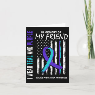 In Memory Friend Suicide Awareness Prevention Agra Karte