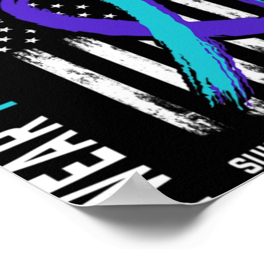 In Memory Friend Suicide Awareness Prevention Amer Poster (Ecke)