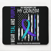 In Memory Grandpa Suicide Awareness Prevention Ame Mousepad (Vorne)