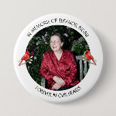 In Memory of | Cardinal Memorial Keepsake Button (Vorderseite)