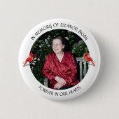 In Memory of | Cardinal Memorial Keepsake Button (Vorderseite)