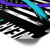 In Memory Of Dad Suicide Awareness Prevention Amer Poster (Ecke)