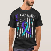 In Memory Of Dad Suicide Prevention Awareness Amer T-Shirt (Vorderseite)