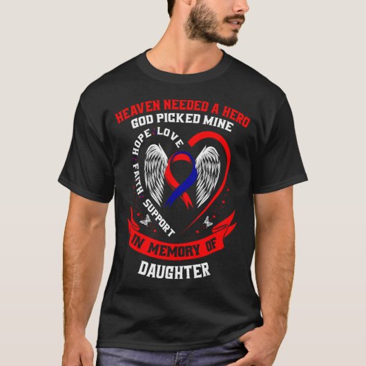 In Memory Of Daughter Chd Awareness Month Graphic T-Shirt (Vorderseite)