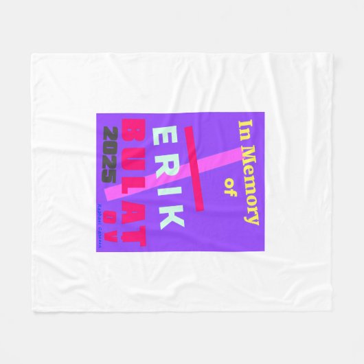 In Memory of Erik Bulatov Fleecedecke (Vorderseite (Horizontal))