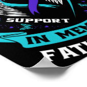 In Memory Of My Father In Law Suicide Awareness Pr Poster (Ecke)