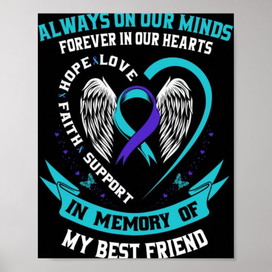 In Memory Of My Friend Suicide Awareness Prev Poster (Vorne)