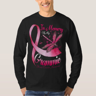 In Memory of My Grammie Dragonfly Breast Cancer Aw T-Shirt