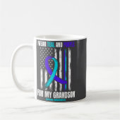 In Memory Of My Grandson Suicide Awareness Flag Ba Kaffeetasse (Links)